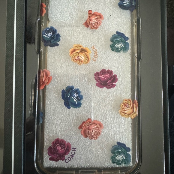 Coach 12 or 12 Pro iPhone Case Used Like New - Picture 2 of 5